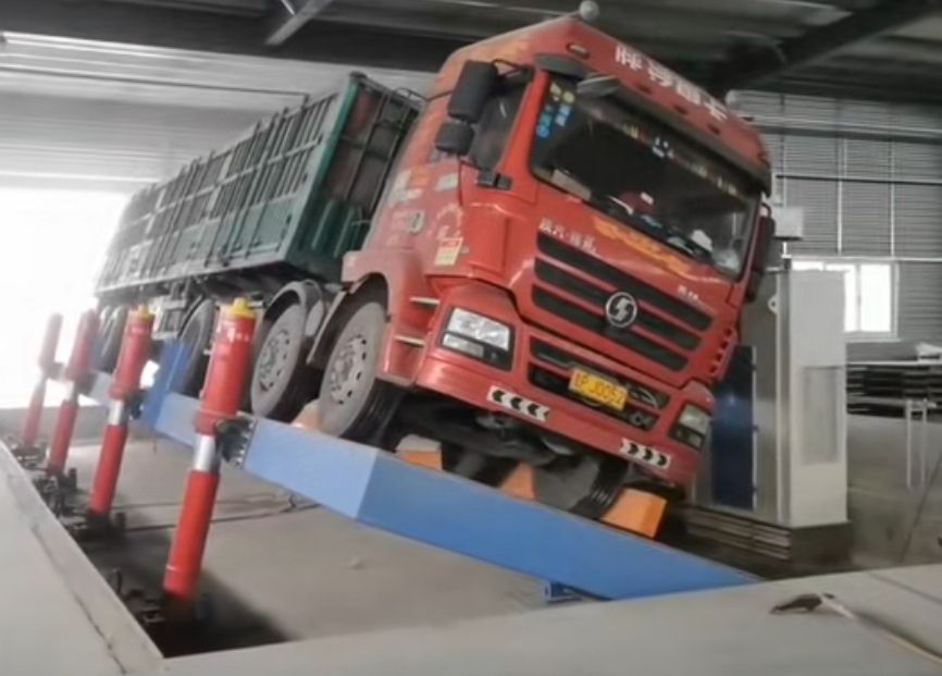 液壓翻板卸車(chē)機(jī)、糧食散料車(chē)輛卸車(chē)裝置