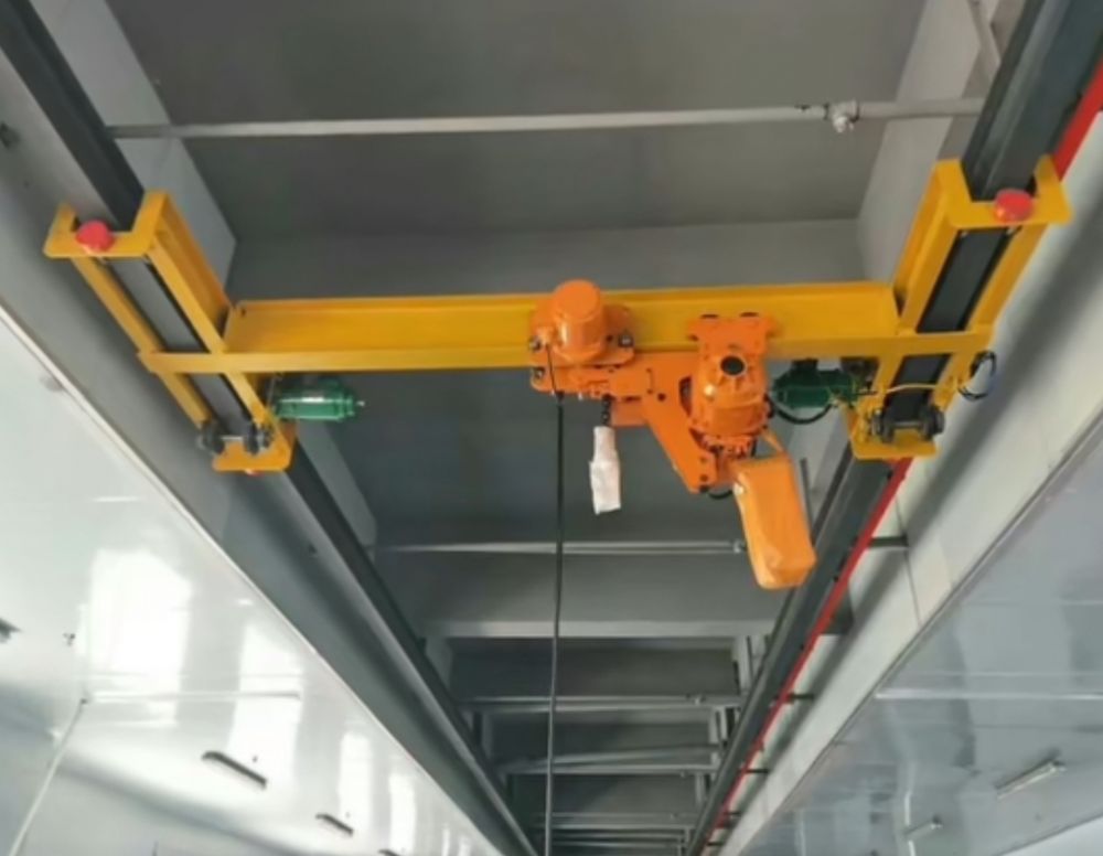 歐式起重機，歐式電動單梁懸掛起重機廠家生產(chǎn)安裝維修
