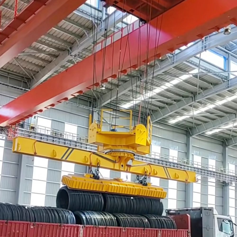 QC型電磁橋式起重機(jī)、上/下旋轉(zhuǎn)伸縮掛梁電磁橋式起重機(jī)