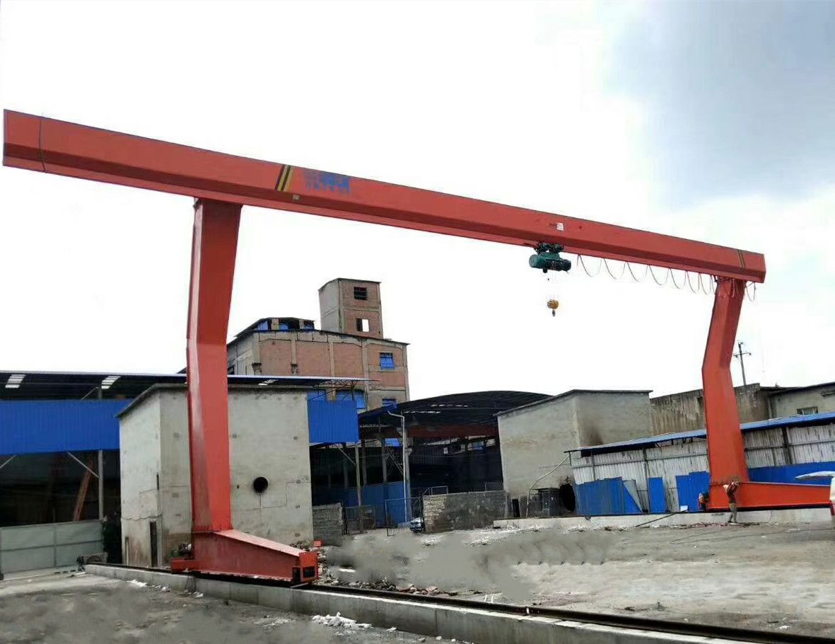 邯鄲龍門吊，L型單主梁電動葫蘆門式起重機生產(chǎn)廠家銷售服務