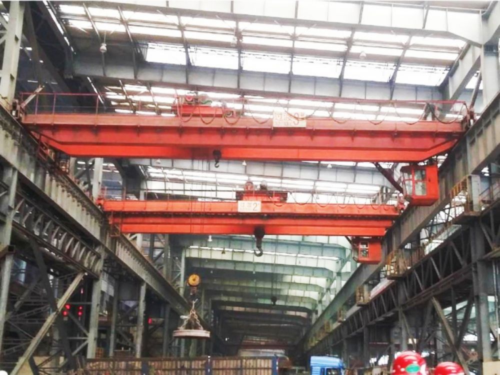 QP型電磁鐵抓斗兩用橋式起重機(jī)、兩用行車、天車