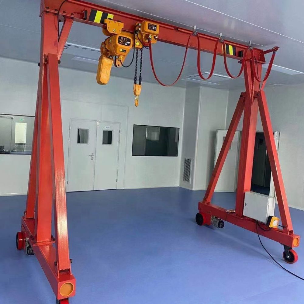 小型龍門架、簡易龍門吊、手動電動無軌小型門式起重機