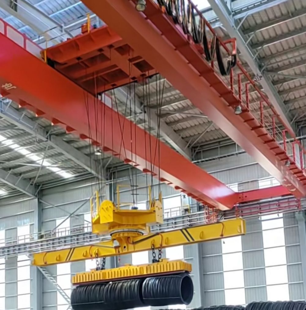 電磁橋式起重機、電磁掛梁下旋轉(zhuǎn)起重機、電磁行車